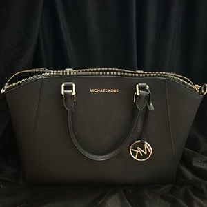 Michael Kors Ciara Large Saffiano Leather Satchel